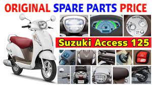 suzuki access 125cc spare parts
