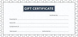 12 Blank Gift Certificate Templates Free Sample Example