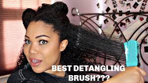 This is why professional brands strive to create an even more powerful detangling hairbrush. Best Detangling Brush For Thick Curly Hair Felicia Leatherwood Detangling Brush Vs Tangle Teezer Youtube