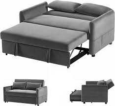 3 In 1 Convertible Sleeper Sofa Bed For