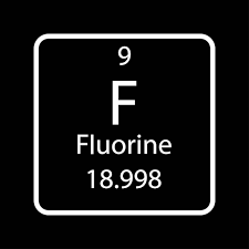 fluorine symbol chemical element of the