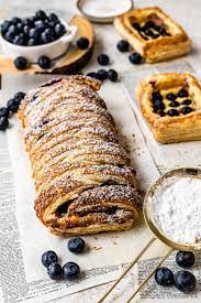 blueberry puff pastry pies and tacos