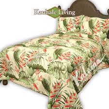 Hawaii Fabric Quilt Comforter Flower