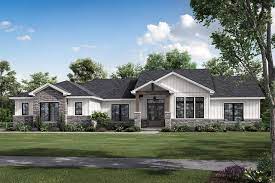 Texas Ranch House Plan With Flex Room