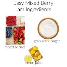 easy mixed berry jam recipe no added