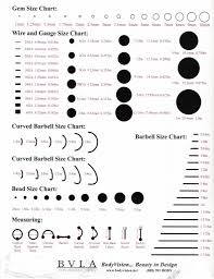 69 True Captive Ring Size Chart