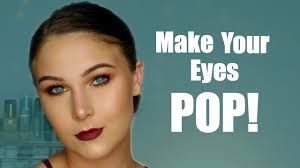 how to make blue green eyes pop you