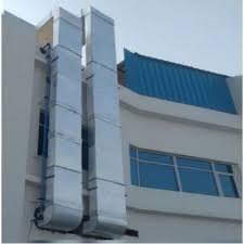 Galvanized Air Duct Exhaust Facade