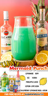 mermaid punch caribbean rum punch