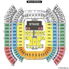 Nissan Stadium Kenny Chesney Concert Seating Chart Elcho Table