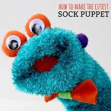 how to make a sock puppet easy diy