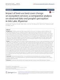 land cover change on ecosystem services