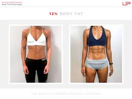 female body fat percene comparison