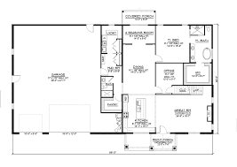 house plan 41881 barndominium style