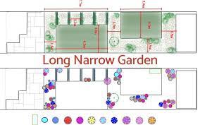Long Narrow Garden Design Plantplots
