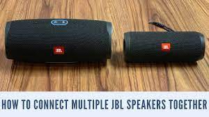 How to Connect Multiple JBL Speakers Together - YouTube