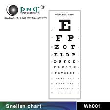 Ophthalmic Equipment Hot Sell Snellen Chart For Eye Wh001 View Snellen Chart For Eye Link Snellen Chart For Eye Product Details From Shanghai Link