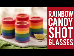 How To Make Rainbow Candy Shot Glasses