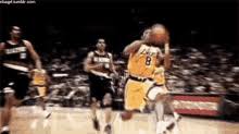 Tons of awesome gif kobe bryant background to download for free. Kobe Dunk Gifs Tenor