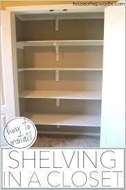 Check spelling or type a new query. How To Install Shelves In A Closet House Of Hepworths