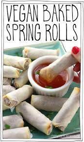 vegan baked spring rolls it doesn t