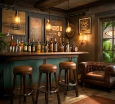 creative ways to decorate your home bar