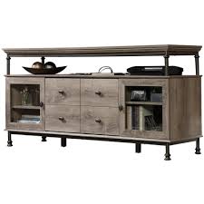 Curbside pickup · everyday low prices · savings spotlights Sauder Canal Street Collection Tv Cabinet For Most Flat Panel Tvs Up To 60 Northern Oak 420494 Best Buy