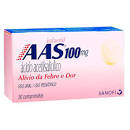 AAS Infantil 100mg Com 30 Comprimidos