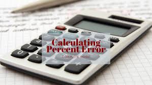 How To Calculate Percent Error