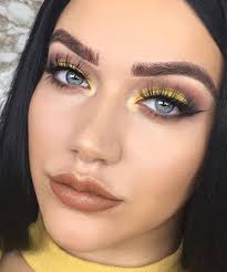 yellow eye makeup howtowear fashion
