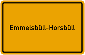 Ortsschild Emmelsbüll-Horsbüll kostenlos: Download & Drucken