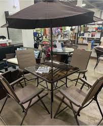 5 Piece Patio Set With Umbrella