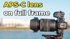 aps c lens on a full frame camera does