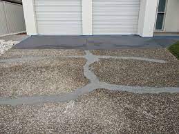 How to repair cracked concrete driveways - Barefoot Concrete
