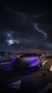 thunder clouds and lambo iphone