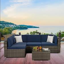 Patio Furniture With Beige Cushions