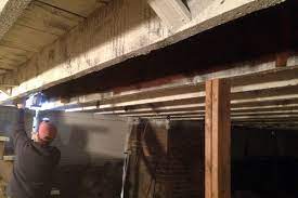 adding support to a floor joist in the