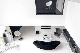 Minimalist House Interior in Black and White Decor - InteriorZine gambar png