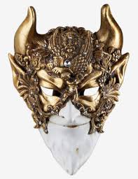 devil venetian mask baroque style