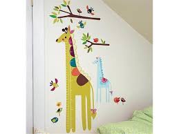 Wallies Wallcoverings 13533 Peel Stick Wall Play Giraffe Growth Chart