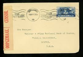 postal history south africa 82a