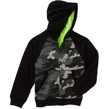 Boys Sherpa Hoodie Available In Solids Camo And Marled