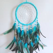 Dreamcatcher Wall Hanging Teal Peacock