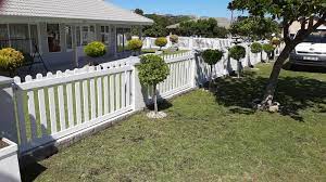 Small White Plastic Garden Fencing