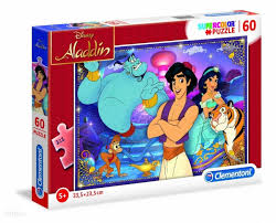 Aladyn to wciąż ubogi złodziejaszek, który wraz ze. Clementoni Disney Puzzle 60el Supercolor Aladdin Aladyn Ceny I Opinie Ceneo Pl
