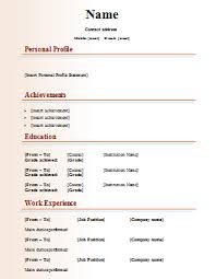 cv template microsoft   pacq co