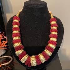 maison halter nepal gold necklace