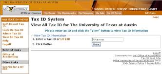 tax id system help
