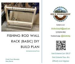 Fishing Rod Wall Rack Diy Build