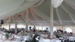 Elegant Event Lighting Chicago Year In Review Wedding Tent Lighting Decor